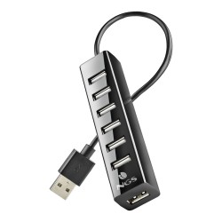 Hub USB NGS IHUB7 TINY Schwarz (MPN S0235874)