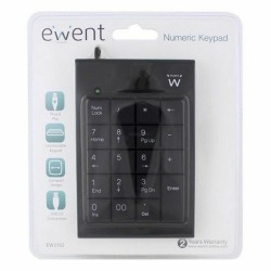 Tastatur (19 Tasten) Ewent EW3102 Schwarz