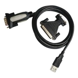 USB-zu-RS232-Adapter NANOCABLE 10.03.2002 1,8 m Schwarz