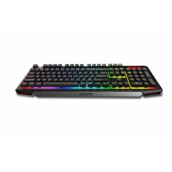 Tastatur und Gaming Maus OZONE Schwarz Qwerty Spanisch