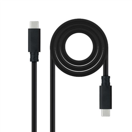 Kabel USB C NANOCABLE 10.01.4101-L150 1,5 m Schwarz