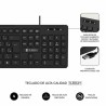 Tastatur Subblim SUBKBC-0SSK50 Schwarz Qwerty Spanisch QWERTY