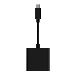 USB-C Adapter Aisens Conversor USB-C a VGA, USB-C/M - HDB15/H, Negro, 15cm VGA