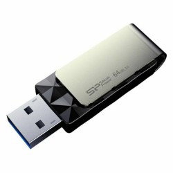 USB Pendrive Silicon Power Blaze B30 64 GB Schwarz