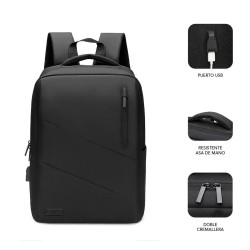 Rucksack mit Power Bank und Fach für Tablet und Laptop Subblim Oxford