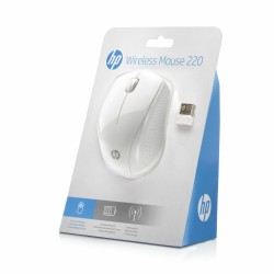 Schnurlose Mouse HP 220 Weiß 1600 dpi