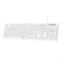 Tastatur Subblim SUBKBC0SSK51 Weiß Qwerty Spanisch