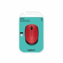 Schnurlose Mouse Logitech 910-004641 1000 dpi Rot Schwarz/Rot