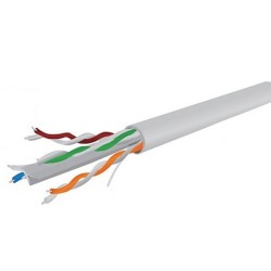 CAT 6 UTP Kabel GEMBIRD UPC-6004SE-SOL/100 (100 m) Spule Grau