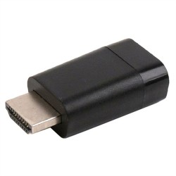 Adapter HDMI auf VGA GEMBIRD A-HDMI-VGA-001 1080 px 60 Hz Schwarz