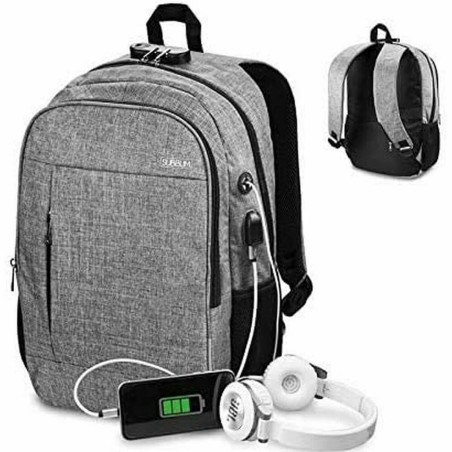 Laptop- und Tablet-Rucksack mit USB-Anschluss Subblim SUB-BP-1UL0001