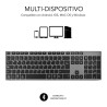 Drahtlose Tastatur Subblim SUB-KB-3ADE301 Grau Qwerty Spanisch QWERTY Bluetooth 3.0