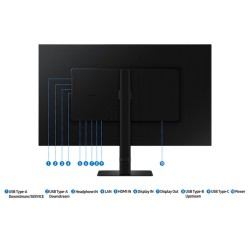 Monitor Samsung LS32D600UAUXEN Quad HD 32" 100 Hz