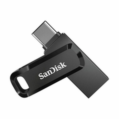 USB Pendrive SanDisk Ultra Dual Drive Schwarz Schwarz/Silberfarben 128 GB (1 Stück)