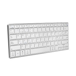 Drahtlose Tastatur Subblim SUB-KB-3ADC200 BLUETOOTH 3.0 350 mAh Silberfarben Qwerty Spanisch QWERTY