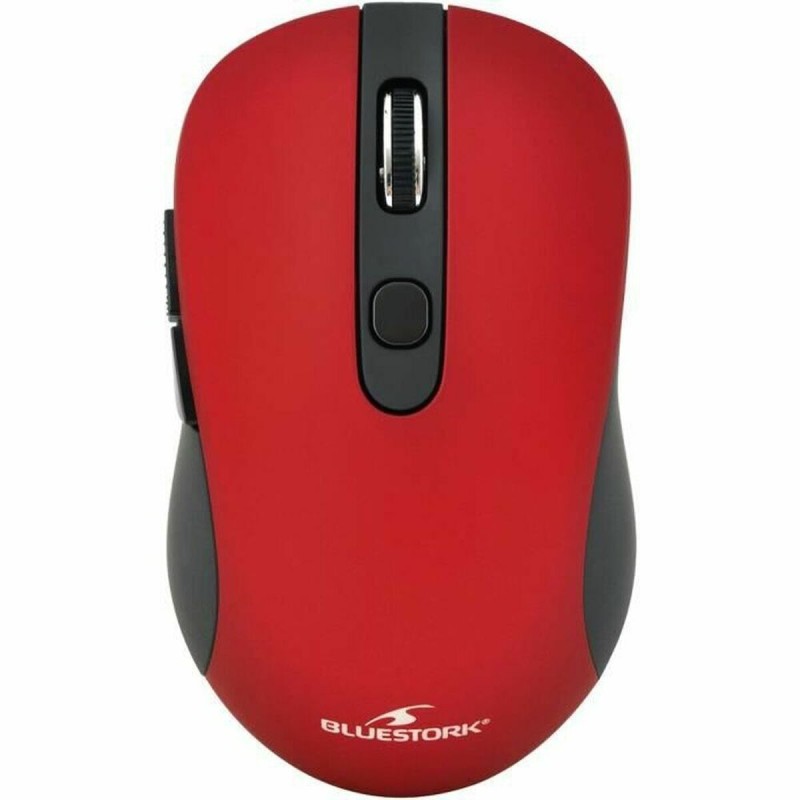 Mouse Bluestork M-WL-OFF60-RED Schwarz/Rot