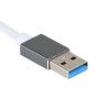 Hub USB iggual IGG319260 Schwarz Grau