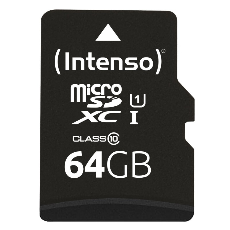 Mikro SD Speicherkarte mit Adapter INTENSO 64 GB