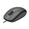 Optische Maus Logitech M100 Schwarz Grau