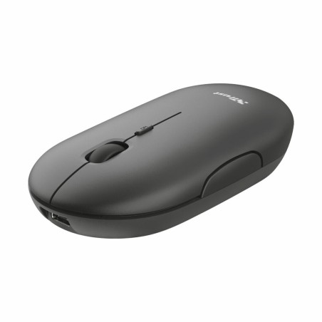 Schnurlose Mouse Trust Puck 1600 DPI Schwarz