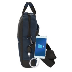 Tasche für Laptop & Tablet Safta +tablet+usb safta safta business Dunkelblau 41 x 33 x 9 cm