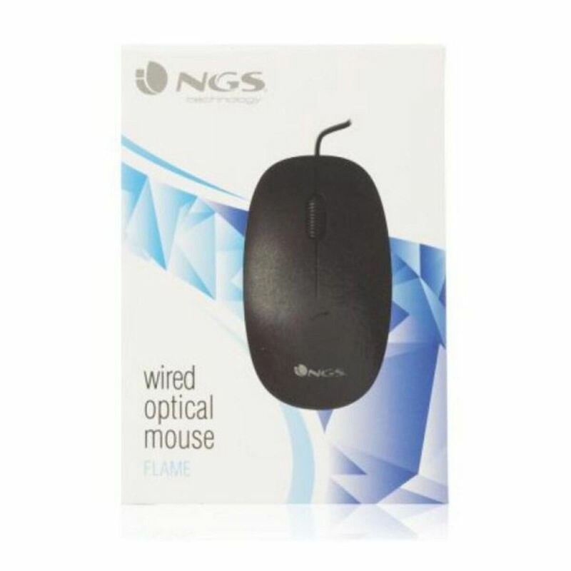 Optische Maus NGS NGS-MOUSE-0906 1000 dpi Schwarz