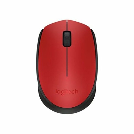 Schnurlose Mouse Logitech M171 1000 dpi Schwarz Rot