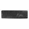 Tastatur Ewent EW3109 PS/2 USB Schwarz