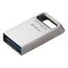 USB Pendrive Kingston Micro Schwarz Stahl 64 GB (1 Stück)