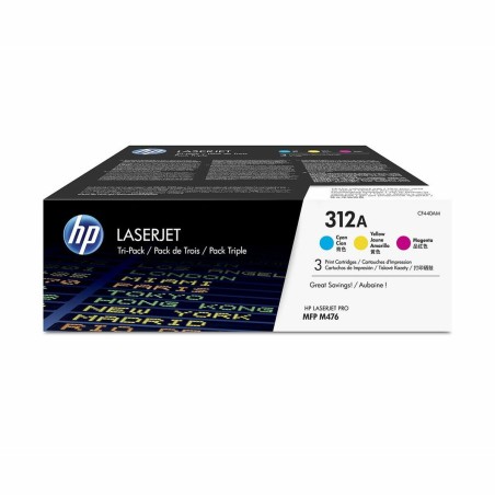 Toner HP 312A Zyanblau/Magenta/Gelb