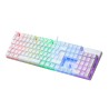 Tastatur Mars Gaming MK422 Weiß Qwerty Portugiesisch