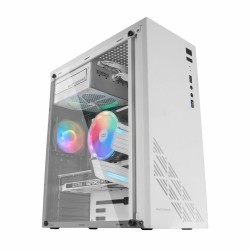 ATX Semi-Tower Gehäuse Mars Gaming MC100W ATX LED RGB Weiß