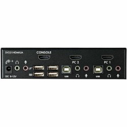 KVM-Switch Startech SV231HDMIUA FHD HDMI USB Schwarz