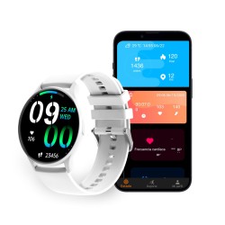 Smartwatch KSIX Core Weiß 1,43"