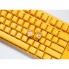 Drahtlose Tastatur Ducky DKON2108ST-RUSPDYDYYYC1 Gelb Schwarzweiß QWERTY