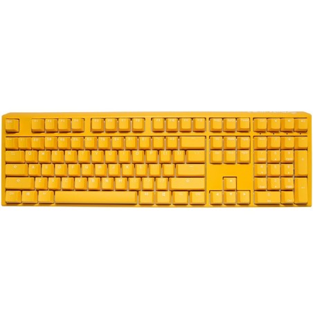 Drahtlose Tastatur Ducky DKON2108ST-SUSPDYDYYYC1 Gelb Schwarzweiß QWERTY