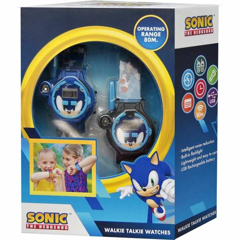 Uhr für Kleinkinder Sonic Walkie-Talkie 2 Stücke