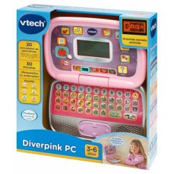 Spielzeug-Computer Vtech Diverpink PC ES 24 x 16 x 6 cm