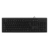 Tastatur A4 Tech KR-83 Schwarz Türkisch