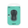 Schnurlose Mouse Logitech LGT-M185G Grau Schwarz Schwarzweiß