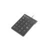 Numerische Tastatur Natec NKL-2022 Schwarz