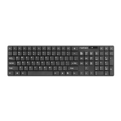 Tastatur mit Maus Natec Stingray Schwarz QWERTY Qwerty US