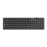 Tastatur mit Maus Natec Stingray Schwarz QWERTY Qwerty US