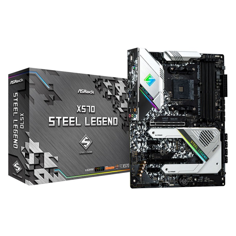 Motherboard ASRock X570 Steel Legend AMD X570 AMD AM4