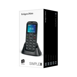 Mobiltelefon für ältere Erwachsene Kruger & Matz KM0922 1,77" Schwarz