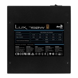 Stromquelle Aerocool LUX 750W 750W ATX 750 W 80 Plus Bronze