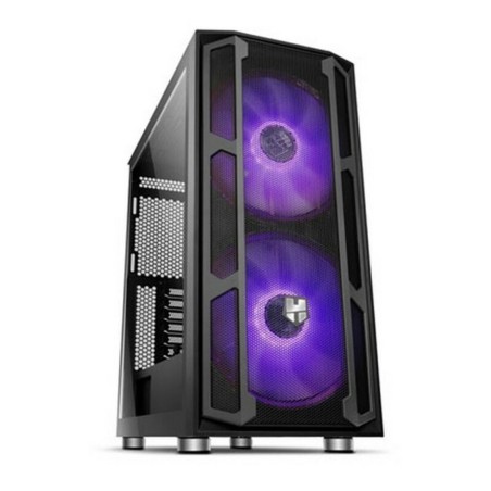 Gehäuse Semitour Mikro ATX / Mini ITX / ATX Nox NXHUMMERNOVA RGB Ø 20 cm Schwarz Bunt