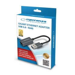 USB-zu-Ethernet-Adapter Esperanza ENA101 18 cm