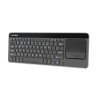 Tastatur Natec NKL-0968 Schwarz Grau Schwarz/Silberfarben Englisch EEUU QWERTY