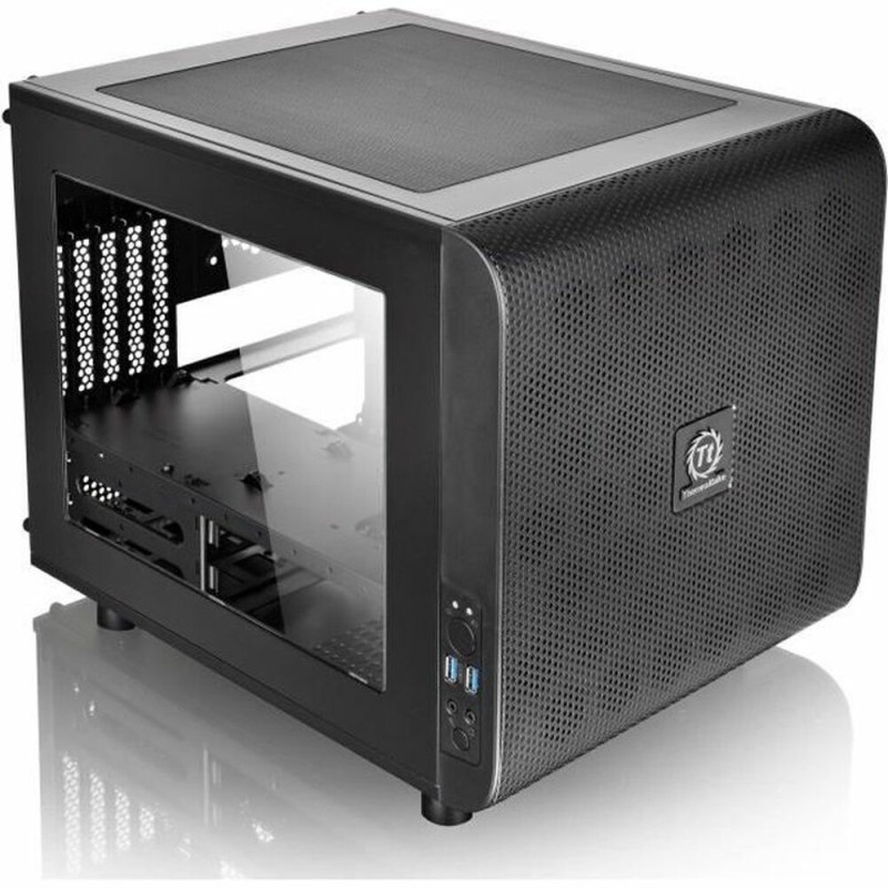 Gehäuse Semitour Mini ITX THERMALTAKE Core V21 Schwarz